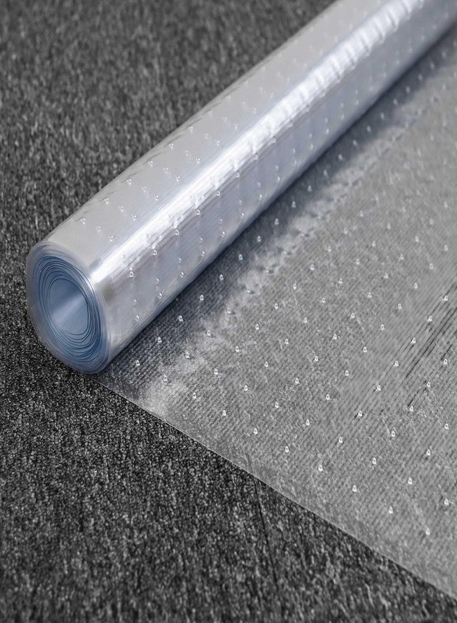 YADI Plastic Carpet Runner 27in x 6ft Clear Floor Runner for Carpet Protection with Spikes Non-Slip & Stain-Resistant Rug Protector for Carpeted Hallway or Entrance or Other Foot Traffic Areas - Image 1